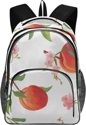 Backpacks 22L Three Layer Arc Book Bag Lightweight for Travel Camping Hiking Rucksack Daypack Kids & Adults Watercolor Peach