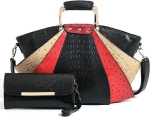 Bag Woman Large Capacity Leather Purse Fashion Designer Metal Top Handle Handbags Women Crossbody Large Bags for Women Tote