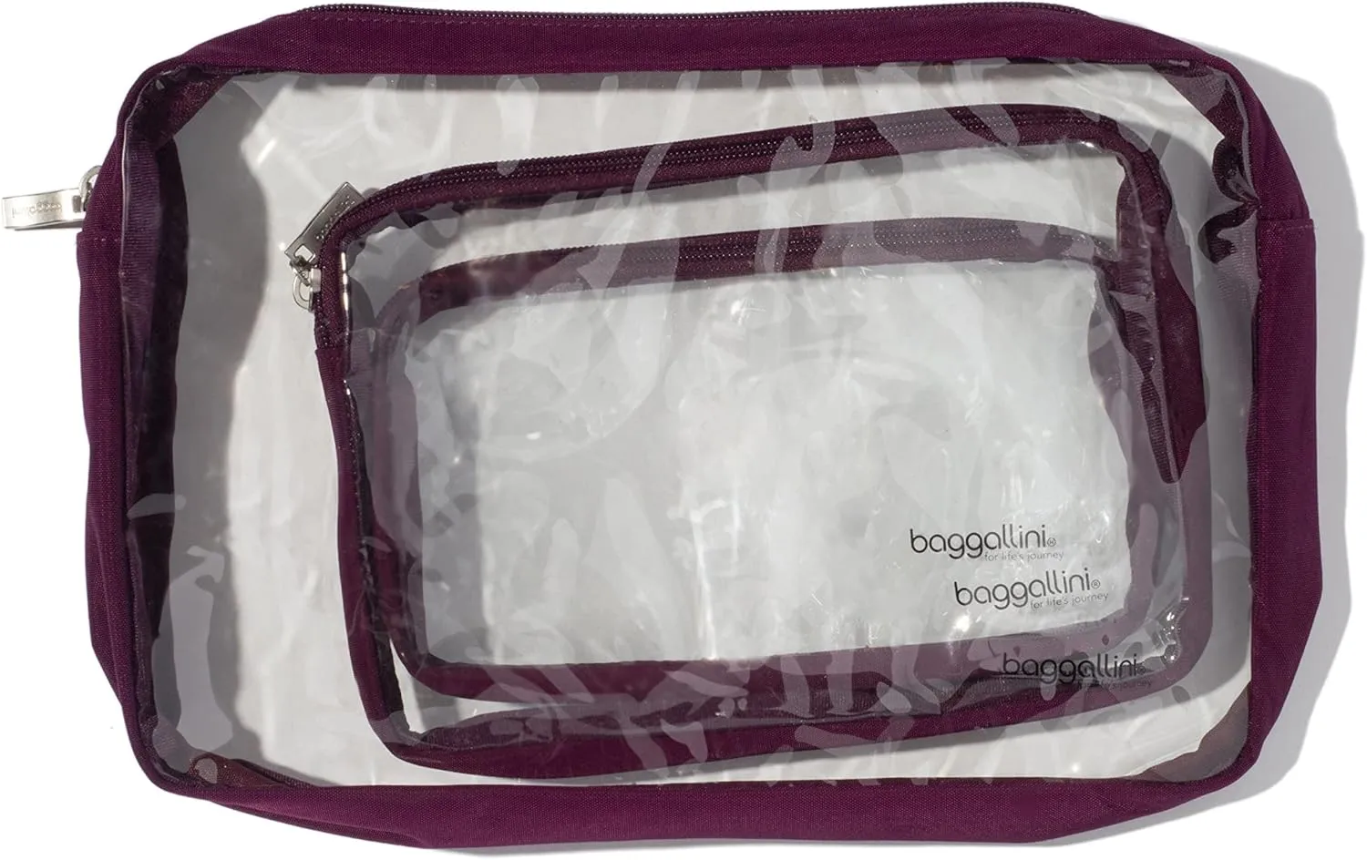 Baggallini Clear Travel Pouches