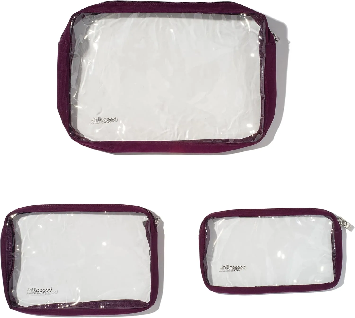 Baggallini Clear Travel Pouches