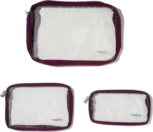 Baggallini Clear Travel Pouches