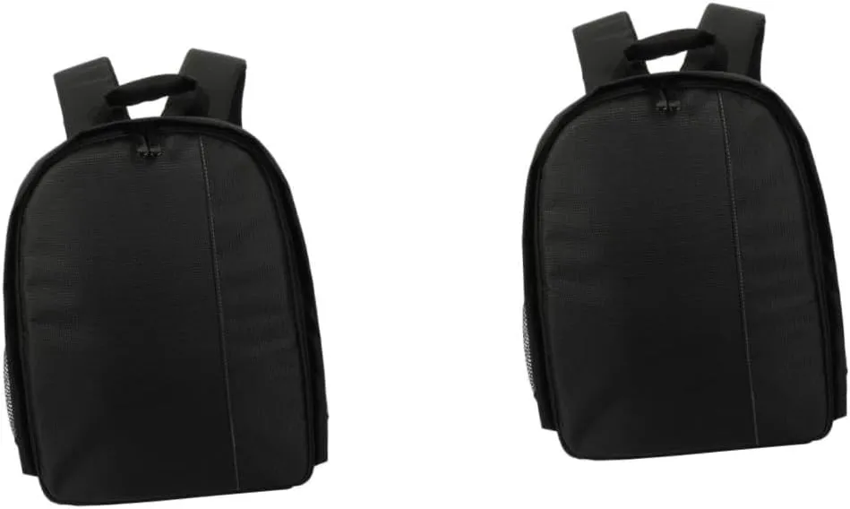 balacoo 2 Pcs Camera Backpack Travel Bag Waterproof Dslr Case Photography Accessories Case Sling Bag Internal Pocket