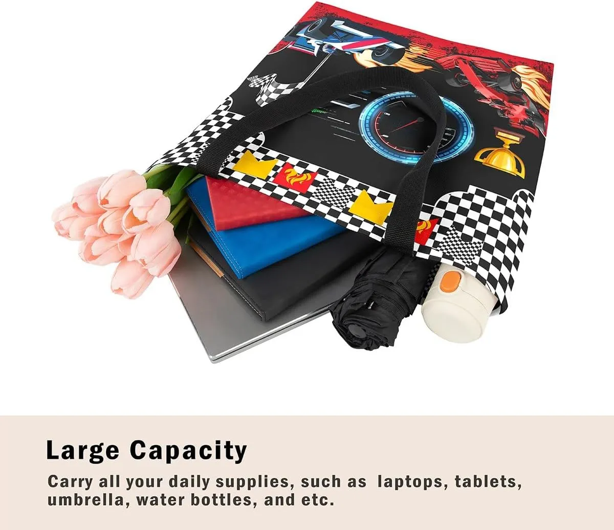 Basketball Canvas Bag for Kids Boys Girls,Teens Soccer Canvas Tote Bag