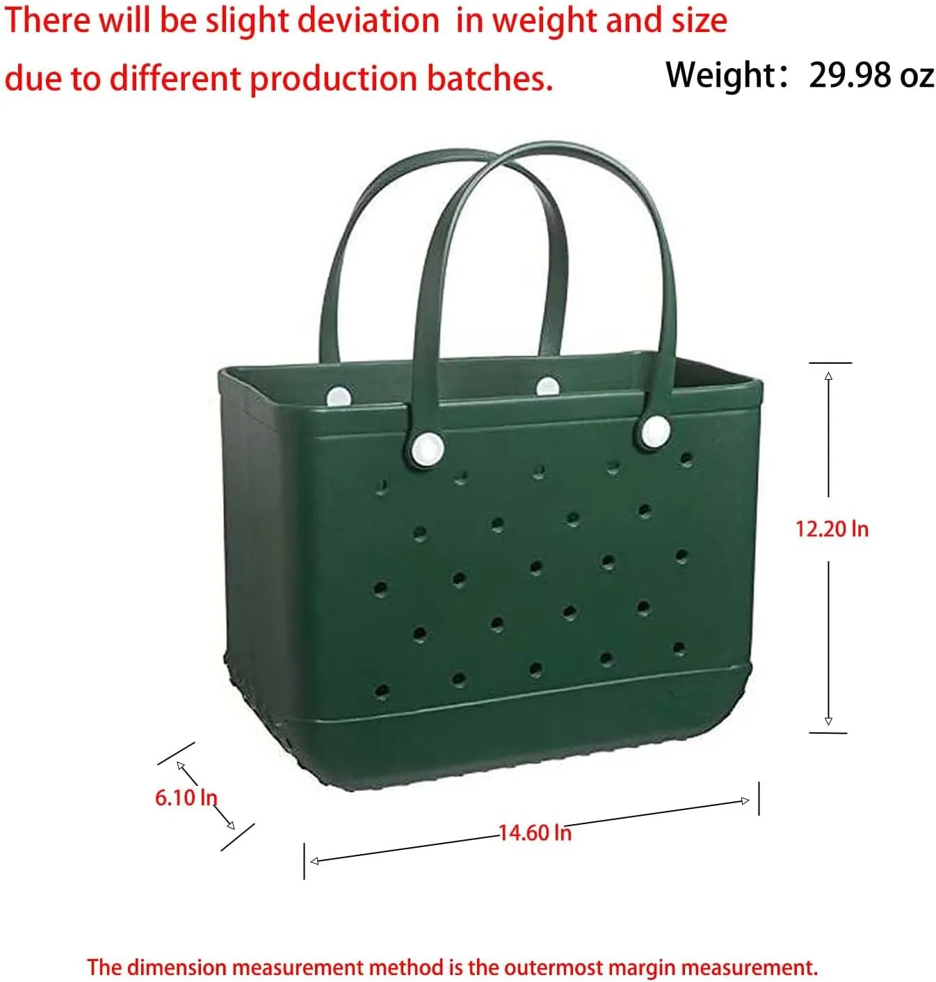 Beach Bag Rubber Tote Bag - Waterproof and Sandproof Tote Bags Outdoor Portable Handbag for Sports