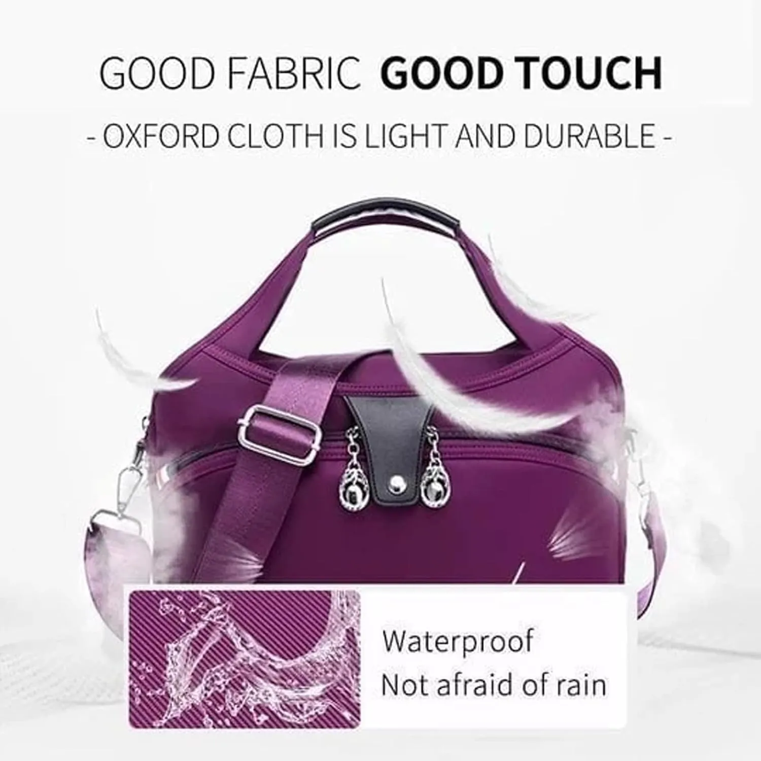 Beautifuldeer Anti Theft Handbag, Casual Waterproof Shoulder Bag, Fashion Waterproof Anti Theft Handbag