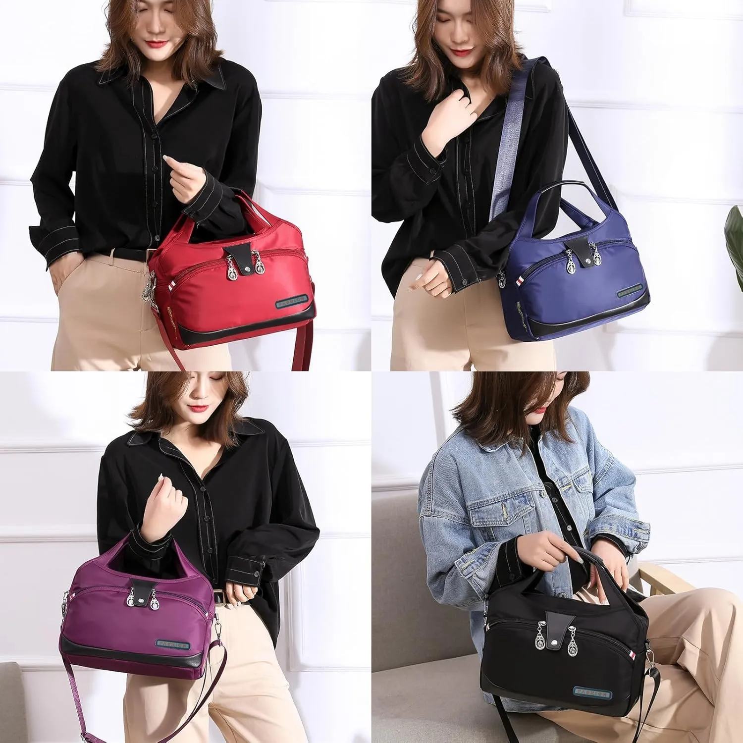 Beautifuldeer Anti Theft Handbag, Casual Waterproof Shoulder Bag, Fashion Waterproof Anti Theft Handbag