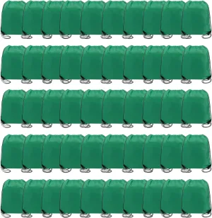 BeeGreen Drawstring Backpack Bags 20,30,50 Packs Reflective String Bags for Gym Sport Trip Cinch Sack DIY for Women Men