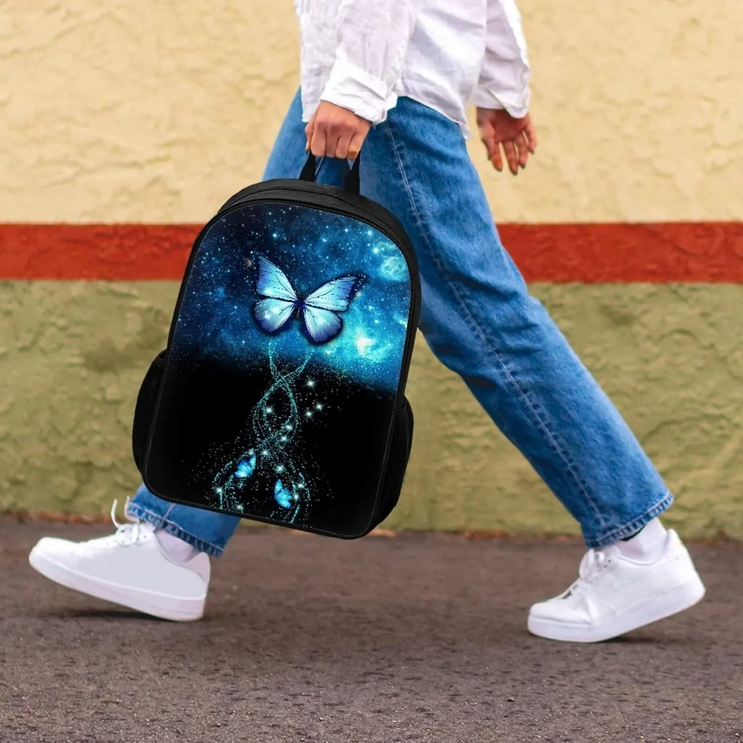 Belidome Kids School Backpack with Side Mesh Pockets Large Bookbag Daypack Shoulder Backpack