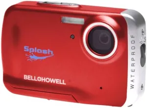 Bell and Howell WP5-R Splash WP5 12MP Waterproof Digital Camera with 2 GB Memory Card (Red)