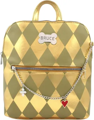 Birds of Prey Harley Quinn Boobytrap Battle Jumpsuit Overalls Costume Design Backpack Purse Bag