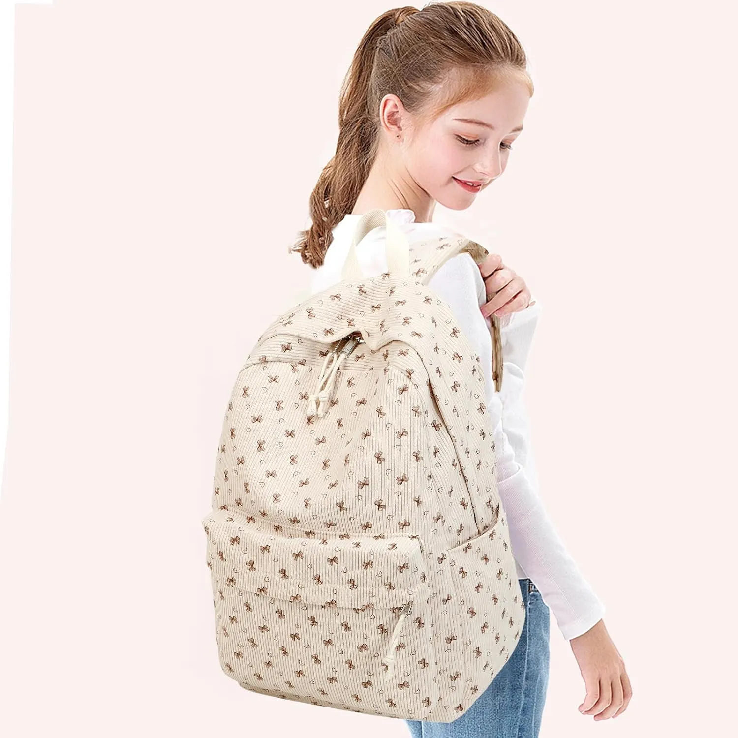 Bluboon School Backpack Teens Girls Boys Kids School Book Bags with Lunch Box Pencil Bag