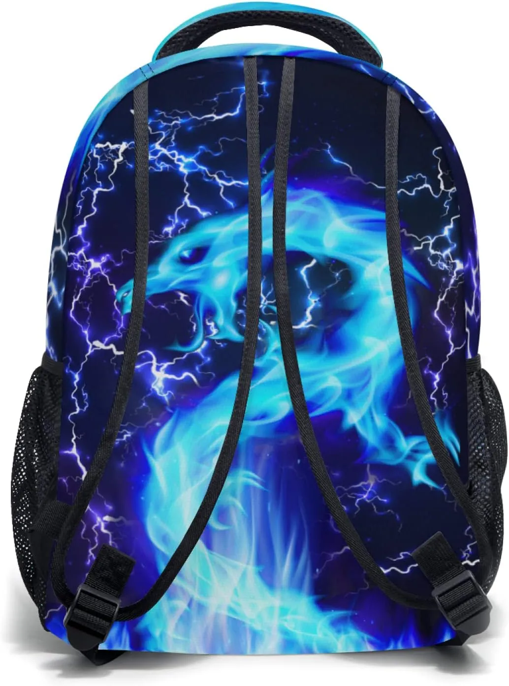 Blue Dragon Backpack Cool Lighting Bookbag for Kids Teen Girls Boys Back to School Gifts for 2nd 3rd 4th 5th 6th Grade