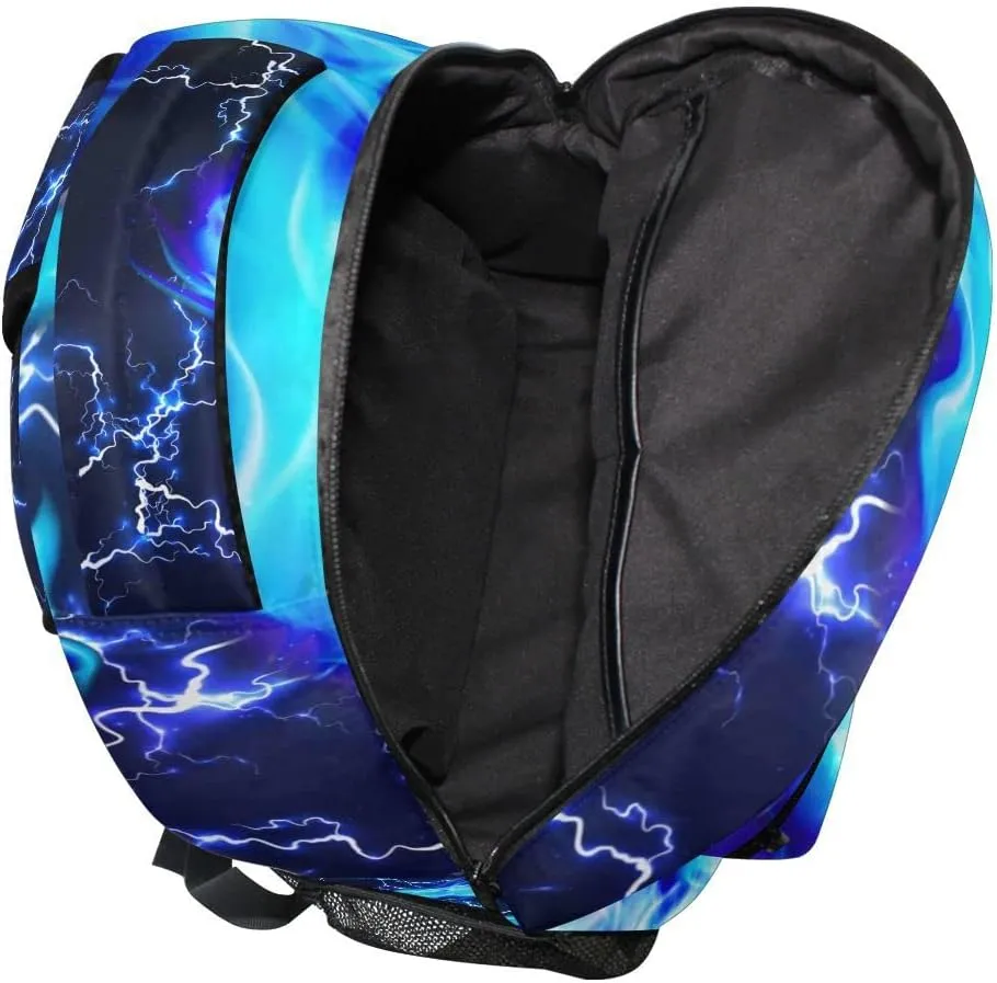 Blue Dragon Backpack Cool Lighting Bookbag for Kids Teen Girls Boys Back to School Gifts for 2nd 3rd 4th 5th 6th Grade
