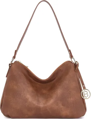 BOSTANTEN Purses for Women Vegan Leather Shoulder Bag Designer Ladies Hobo Handbags Pocketbooks