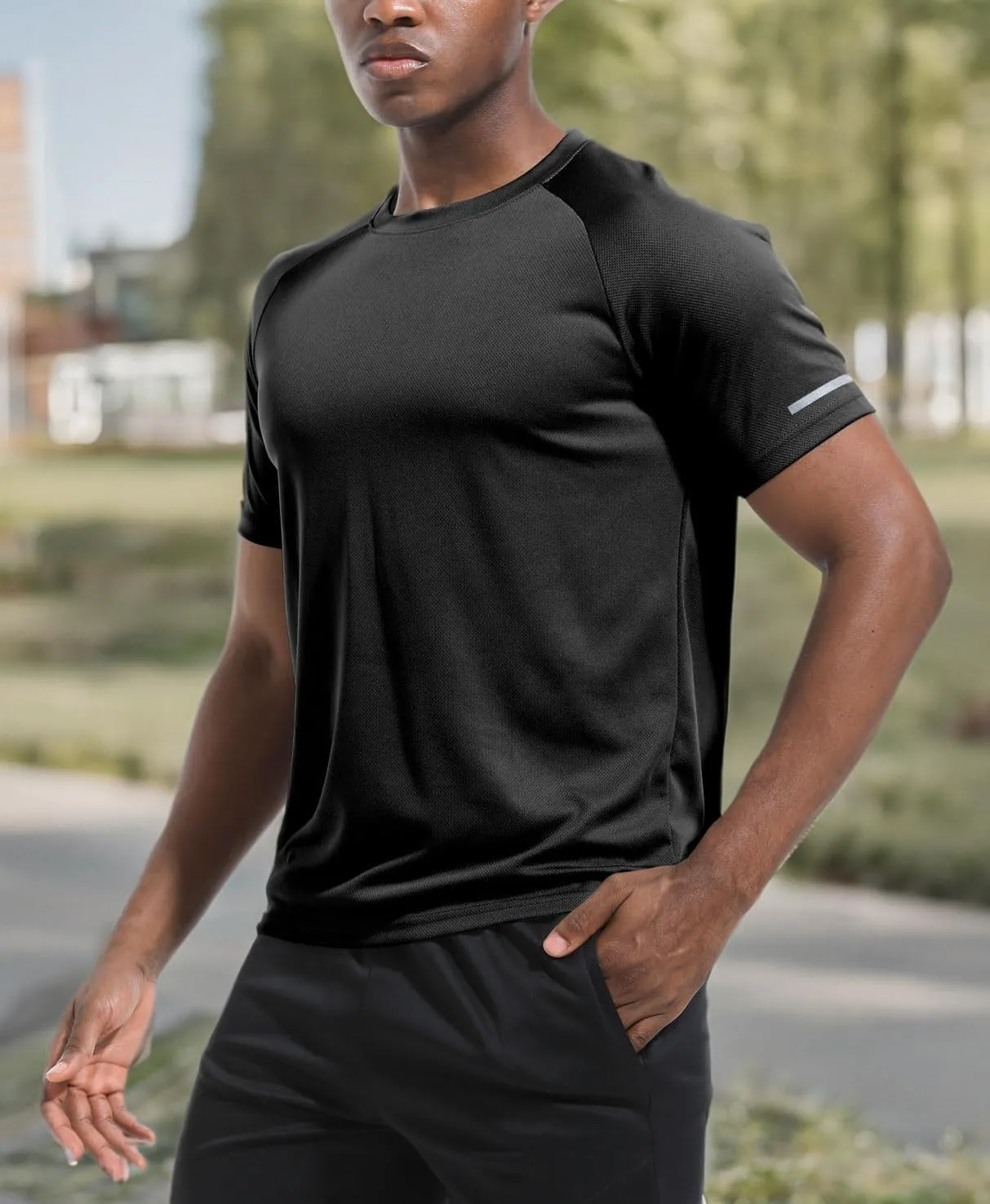 Boyzn 1 or 3 Pack Men's Workout Running Shirts, Dry Fit Moisture Wicking T-Shirts, Sports Gym Athletic Short Sleeve Shirts