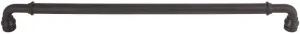 Brixton Appliance Pull Color Sable - Top Knobs 18" Length Devon Coll Traditional Transitional Kitchen Drawer Cabinet Door Hardware Dresser Bathroom Metal Handle Interior Home