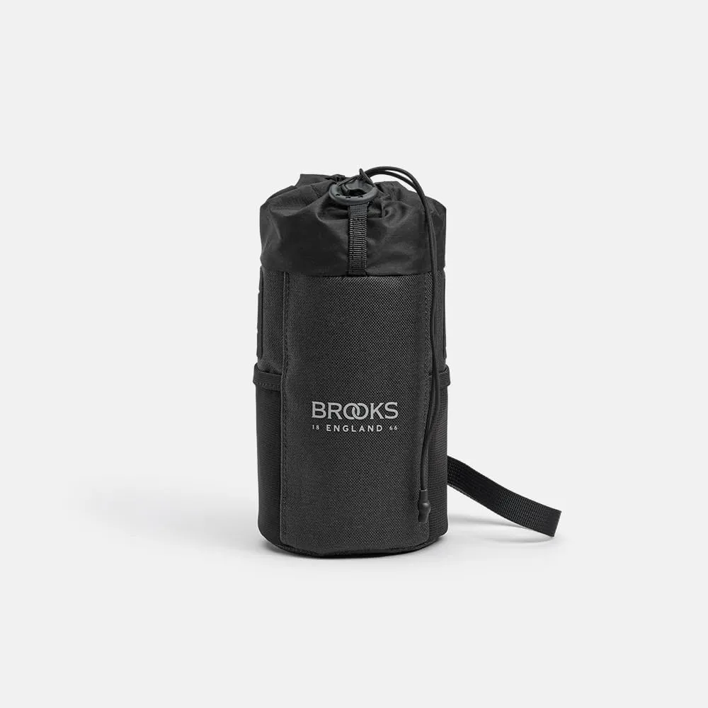 Brooks England Scape Feed Pouch, Cycling and Gravel Bag, Black, One Size