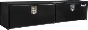 Buyers Products, 88x16x18 Contractor Topsider Truck Bed Tool Job Storage Box, Width 18 in, Material Steel, Color Finish Glossy Black, Model# 1702990