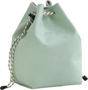 Camera Case with Removable Strap, Crossbody DSLR/SLR Camera Bag - Waterproof Leather, Suitable for Men and Women (Light Green, Large)