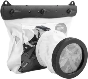 Camera Housing Case 20 Meter Underwater Protective Pouch Bag for for Nikon DSLR SLR Mirrorless Camera(White)