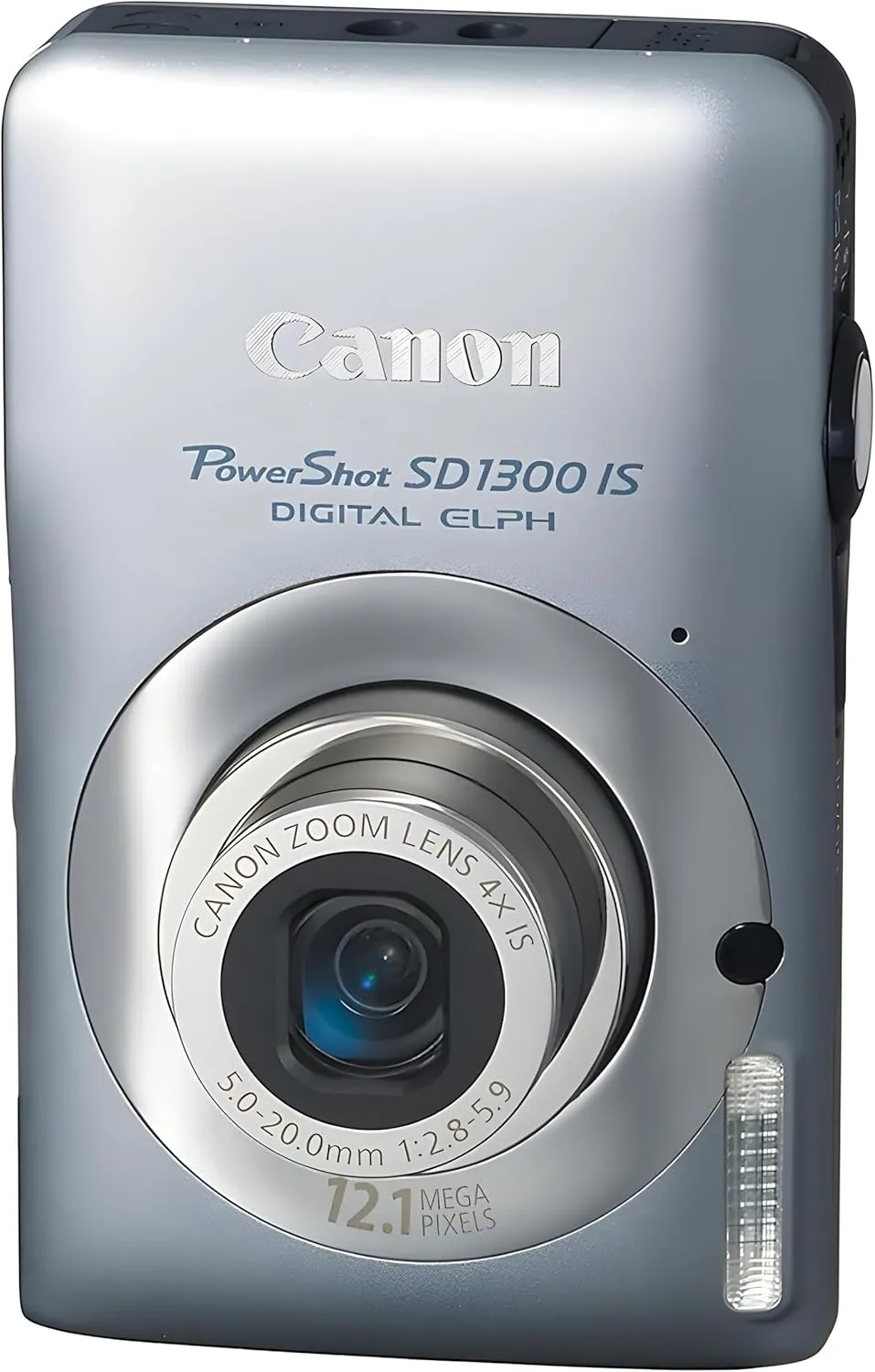 Canon PowerShot SD1300 IS 12.1 MP Digital Camera with 4x Wide Angle Optical Image Stabilized Zoom and 2.7-Inch LCD (Silver)