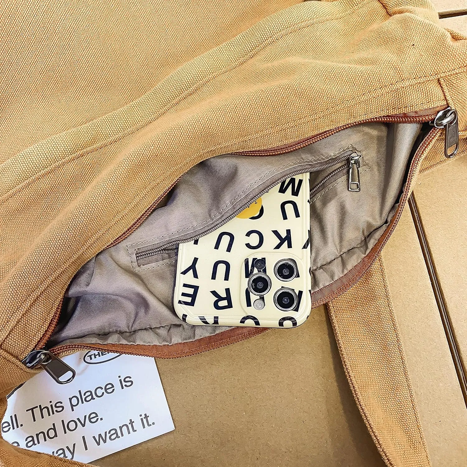 Canvas Casual Messenger Bag Hobo Crossbody Bag Canvas Shouder Tote Handbag for Women and Men