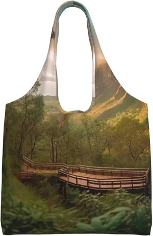 Canvas Tote Bag for Women Purse Wilderness Park Handbags Totes Crossbody Shoulder Shopping Bag
