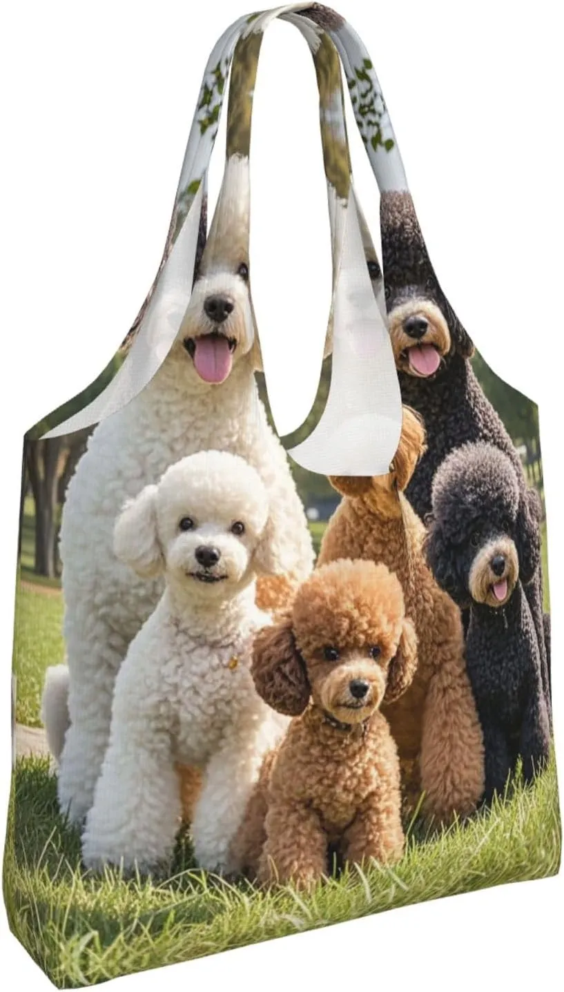 Canvas Tote Bag Lightweight Reusable Grocery Shopping Bag Ringtailed Lemur Handbag for Women Men