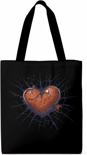 Canvas Tote Bag, Valentine's Day Crack Love Aesthetic Canvas Tote Handbags for Women Shoulder Bag