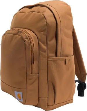 Carhartt 25L Classic Backpack, Durable Water-Resistant Pack W/ 15" Laptop Sleeve and Multiple Organizational Compartments, Brown, PFAS Free