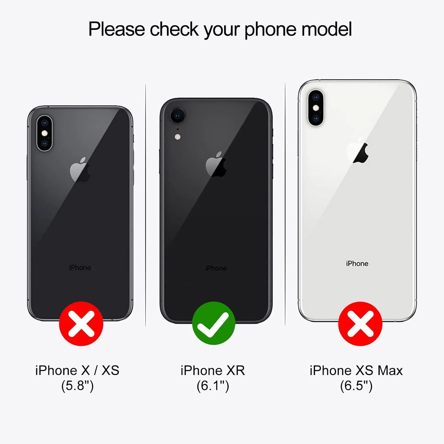 Case for iPhone XR, 2 in 1 Magnetic Detachable Shockproof Case, Flip Folio PU Leather Cover with Card Slot for iPhone XR, Brown