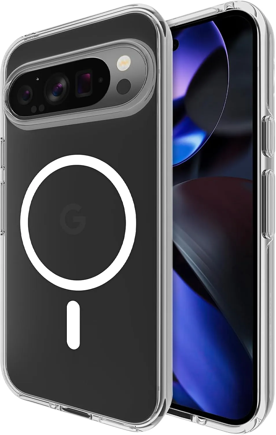 Case-Mate Google Pixel 9 Pro Case [6.3", 2024] [12ft Drop Protection] [Wireless Charging Compatible] Signature Clear Phone Case for Pixel 9 Pro, Anti-Yellowing, Anti-Scratch Tech, Shockproof, Slim Fit