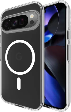 Case-Mate Google Pixel 9 Pro Case [6.3", 2024] [12ft Drop Protection] [Wireless Charging Compatible] Signature Clear Phone Case for Pixel 9 Pro, Anti-Yellowing, Anti-Scratch Tech, Shockproof, Slim Fit