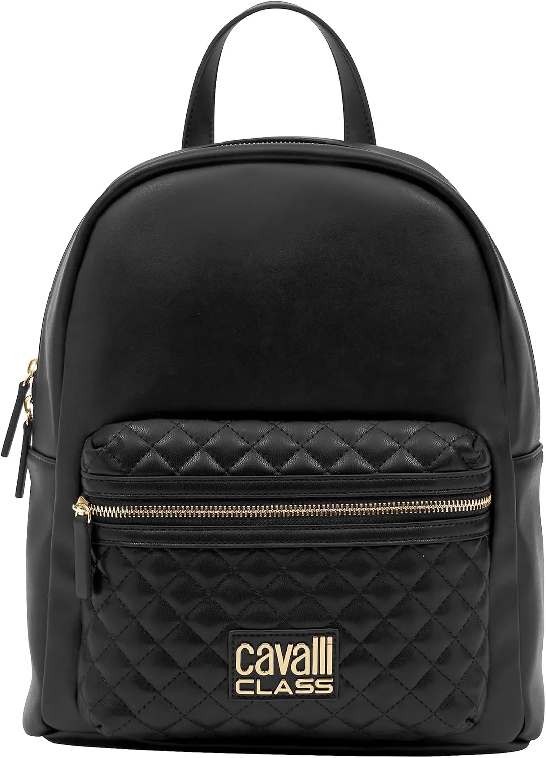Cavalli Class LIVORNO Black Medium Fashion Backpack for womens