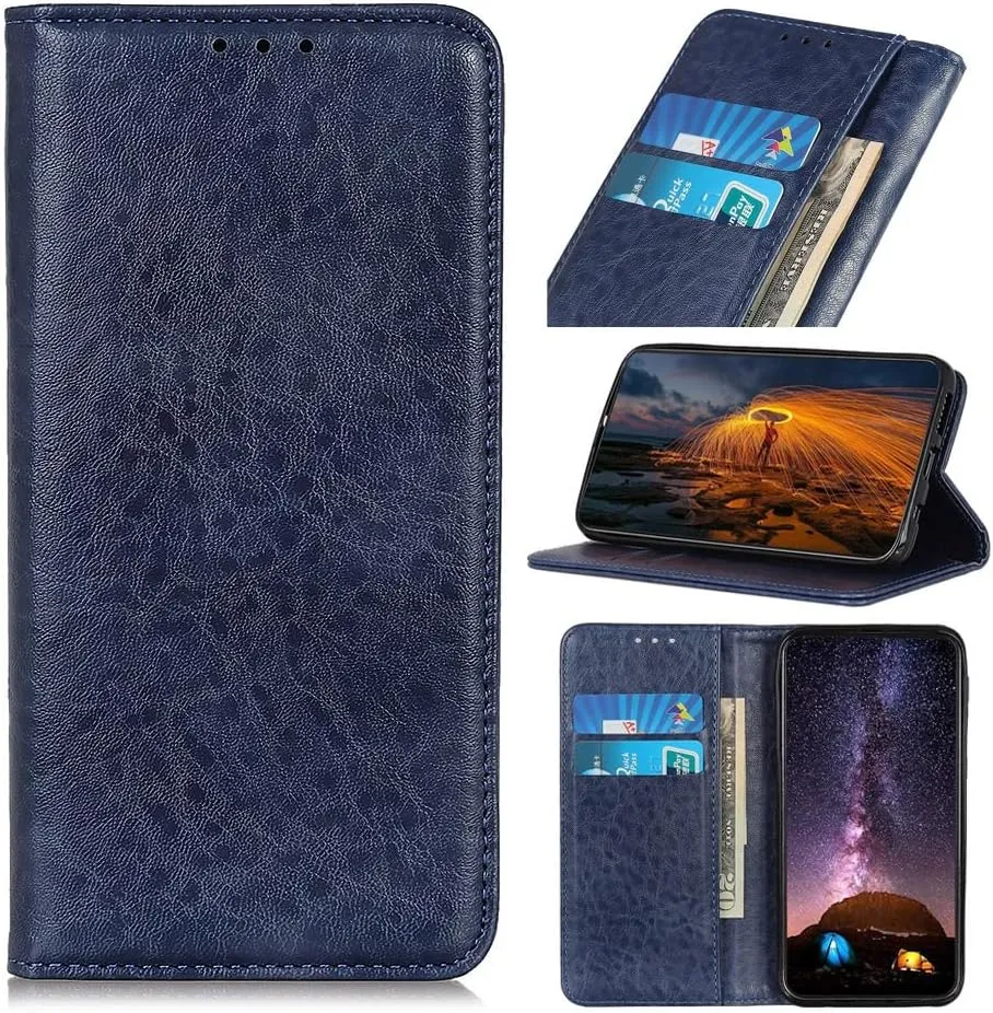 Cellphone Flip Case Compatible with Sony Xperia 5 III Wallet Case Cover, Magnetic Stand Flip Protective Leather Case Card Holder Phone Case Suatible Compatible with Sony Xperia 5 III Protective Case(B