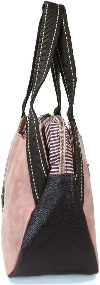 CHALA Handbags Large Bowling Tote Bag- Pet Lover's Collection