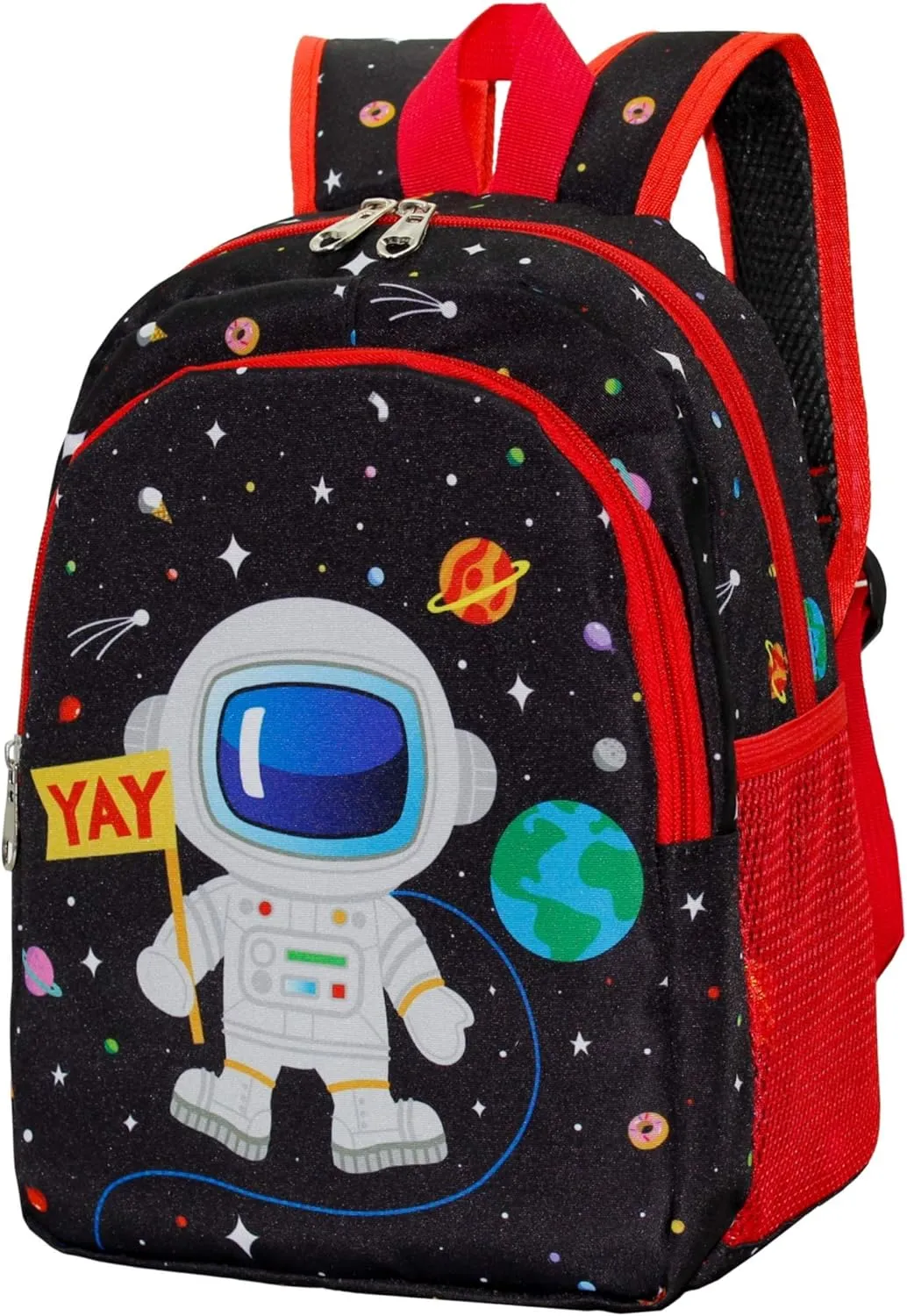 CHERUBIC Kids Toddler Cute Backpack Little Cartoon Travel Lightweight Bag Daypack For 2-3 Girls Boys (Astronauts)