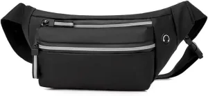Chest Fanny Pack Cycling Sports Fitness Backpack Mobile Phone Reflective Storage Bag(D)