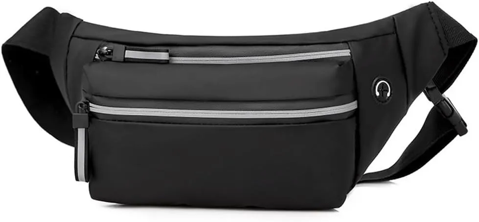 Chest Fanny Pack Cycling Sports Fitness Backpack Mobile Phone Reflective Storage Bag(D)