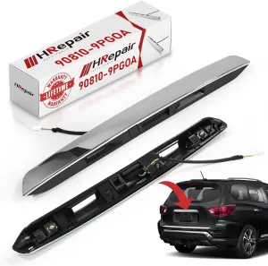 Chrome Rear Tailgate Handle Garnish Finisher Molding丨fits for 2013-2019 Nissan Pathfinder Liftgate Handle丨Liftgate Trunk Opener丨Liftgate Trim丨90810-9PG0A