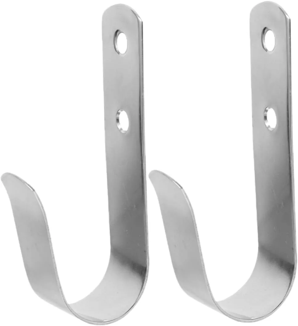 Ciieeo Mm Boat Hook Holder Flagpole Hook Stainless Steel Marine Accessory Hangers
