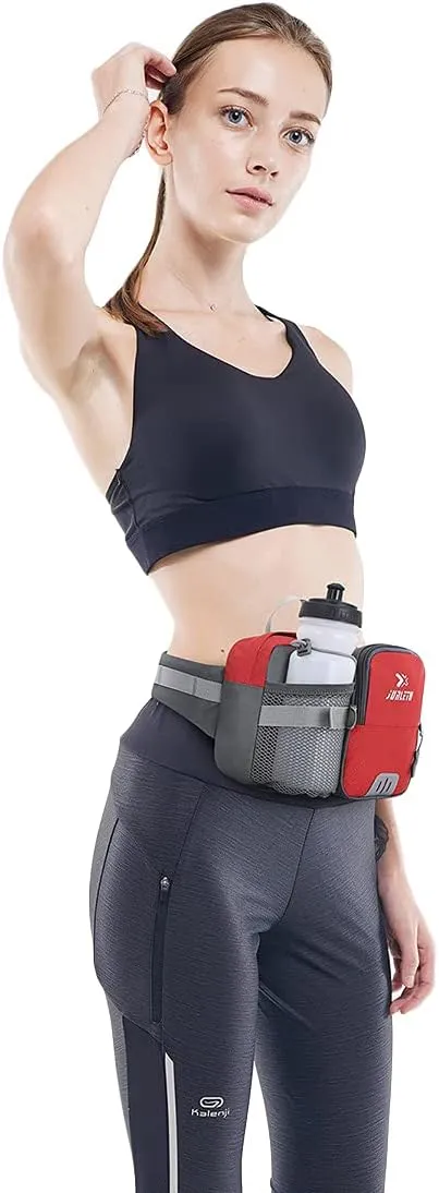 Clakllie Running Belt Waist Bag Lightweight Hydration Fanny Packs for Hiking Cycling Dog Walking Traveling Waist Pouch