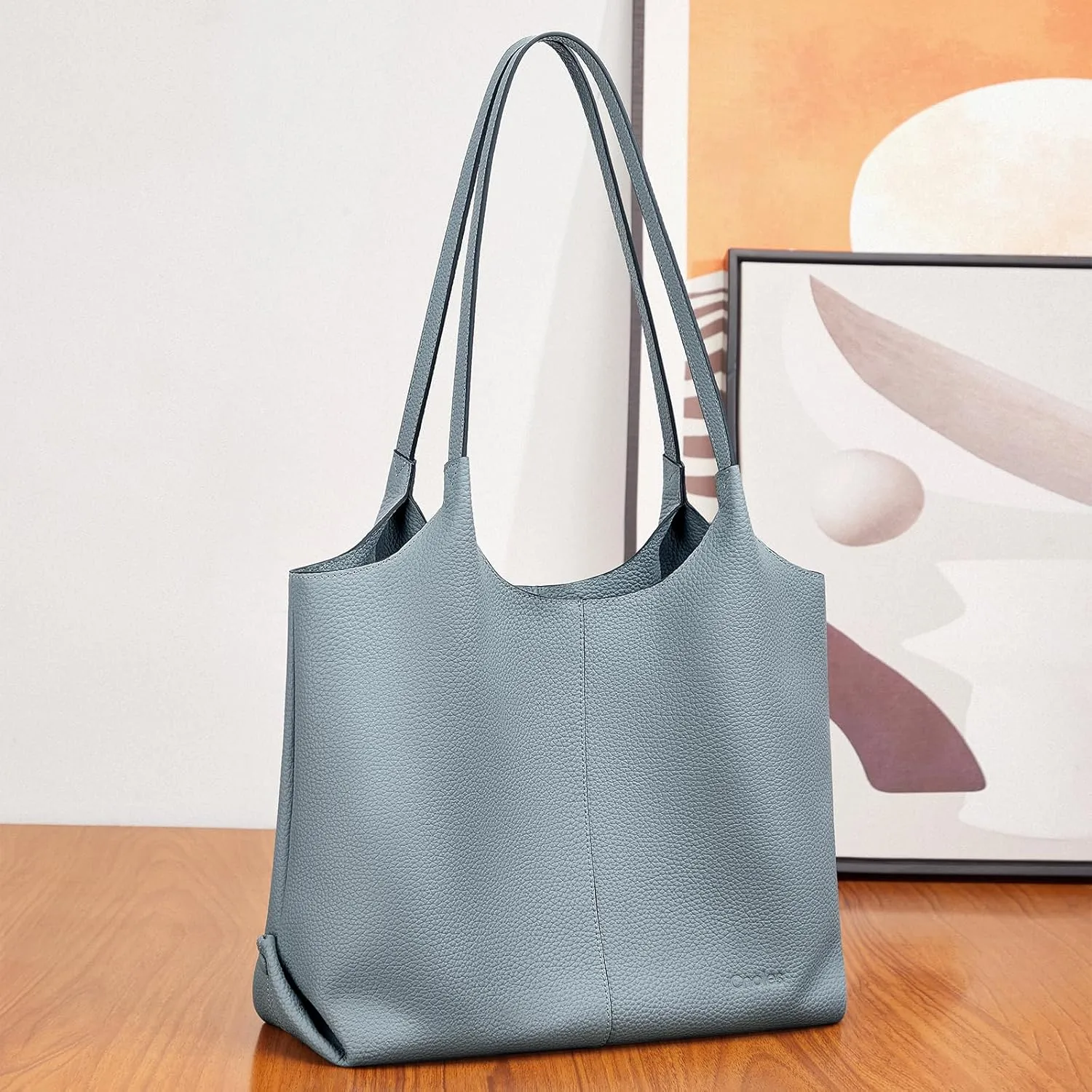 Cnoles Hobo Bag for Women Shoulder Tote Bag Ladies Top Handle Handbag Soft Genuine Leather Top-handle Purse