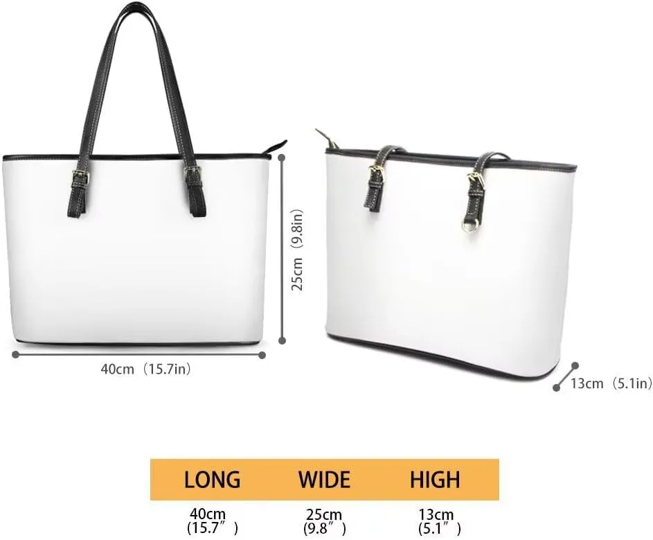 Coldinair Easter Handbag Tote Bag for Women Ladies Top Handle Purse and Wallet Set Leather Tote Purse for Women