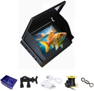 Colitt Underwater Fishing Camera, Portable Fish Finder, LCD Monitor HD Fish Finder for Lake Sea Boat Kayak, Ice Fishing Equipment, 220° Wide-Angle Lens and Ip67 Waterproof