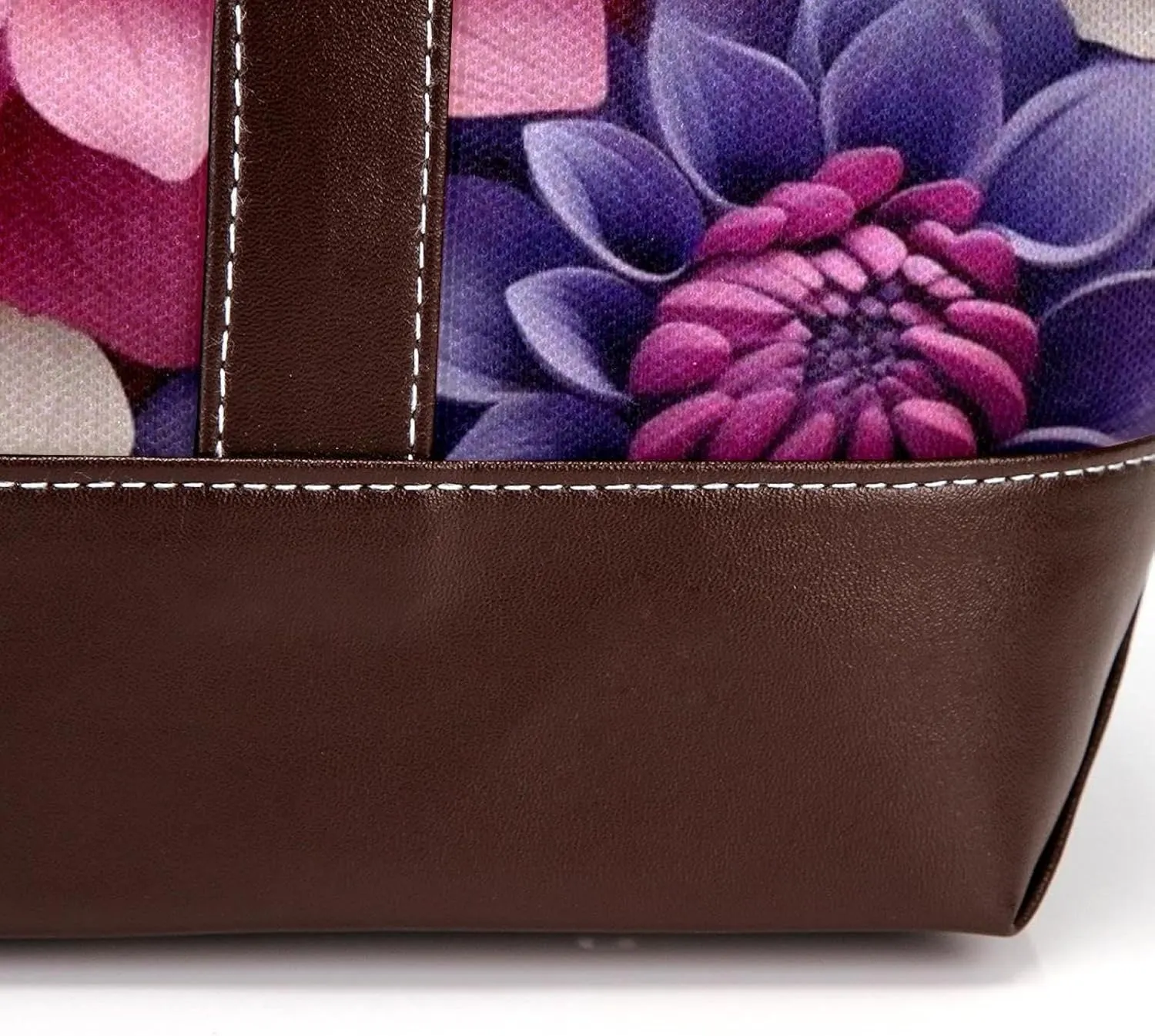 Colorful Petal Flowers-969 Shoulder Purses for Women Large Soft Washed Leather Purses and Durable Handbags