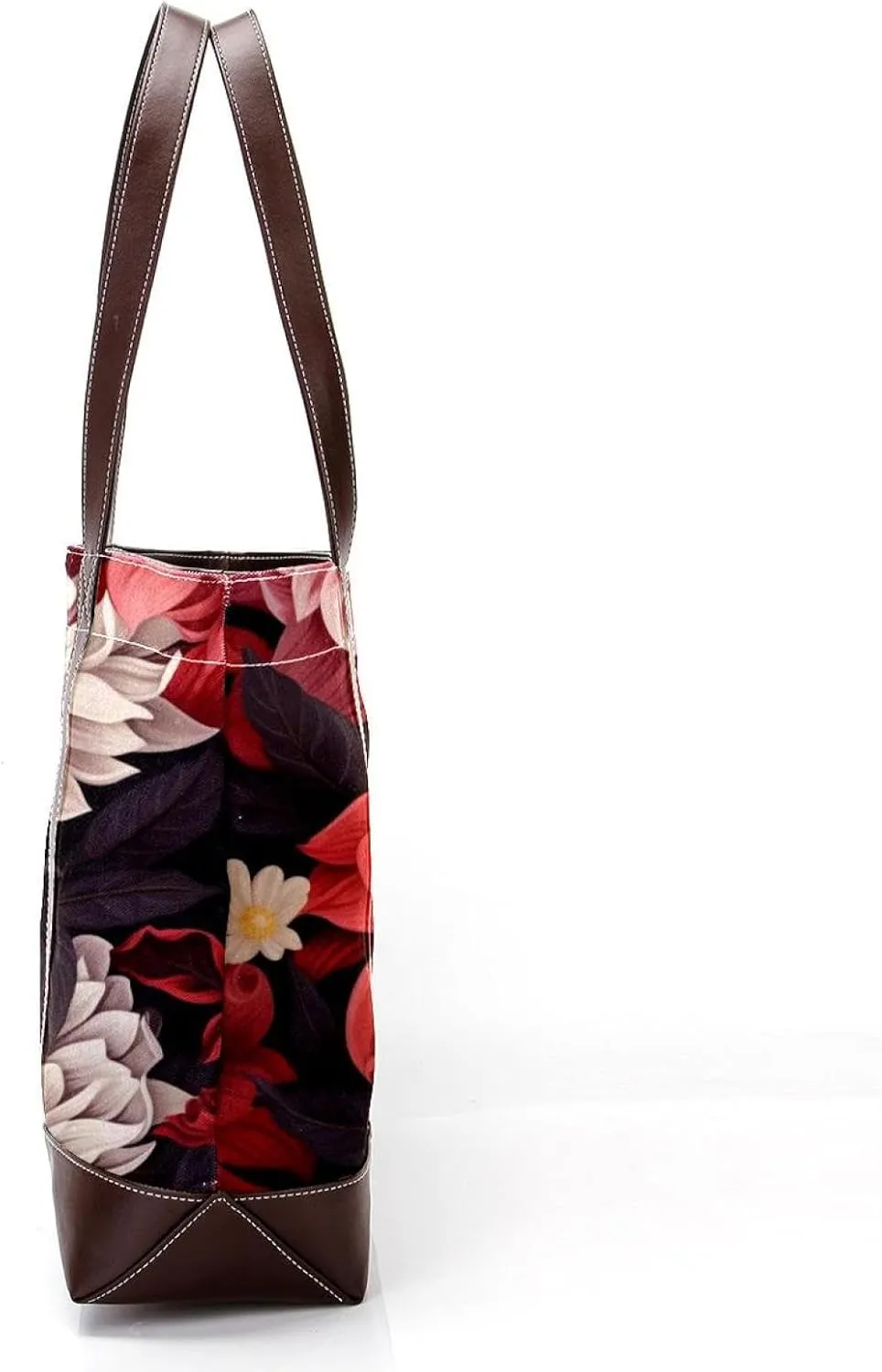 Colorful Petal Flowers-969 Shoulder Purses for Women Large Soft Washed Leather Purses and Durable Handbags