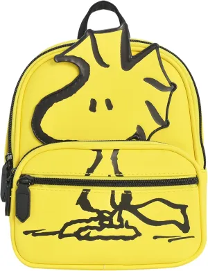 Concept One Peanuts Mini Backpack, Small Travel Bag for Men and Women, Woodstock, 9 Inch