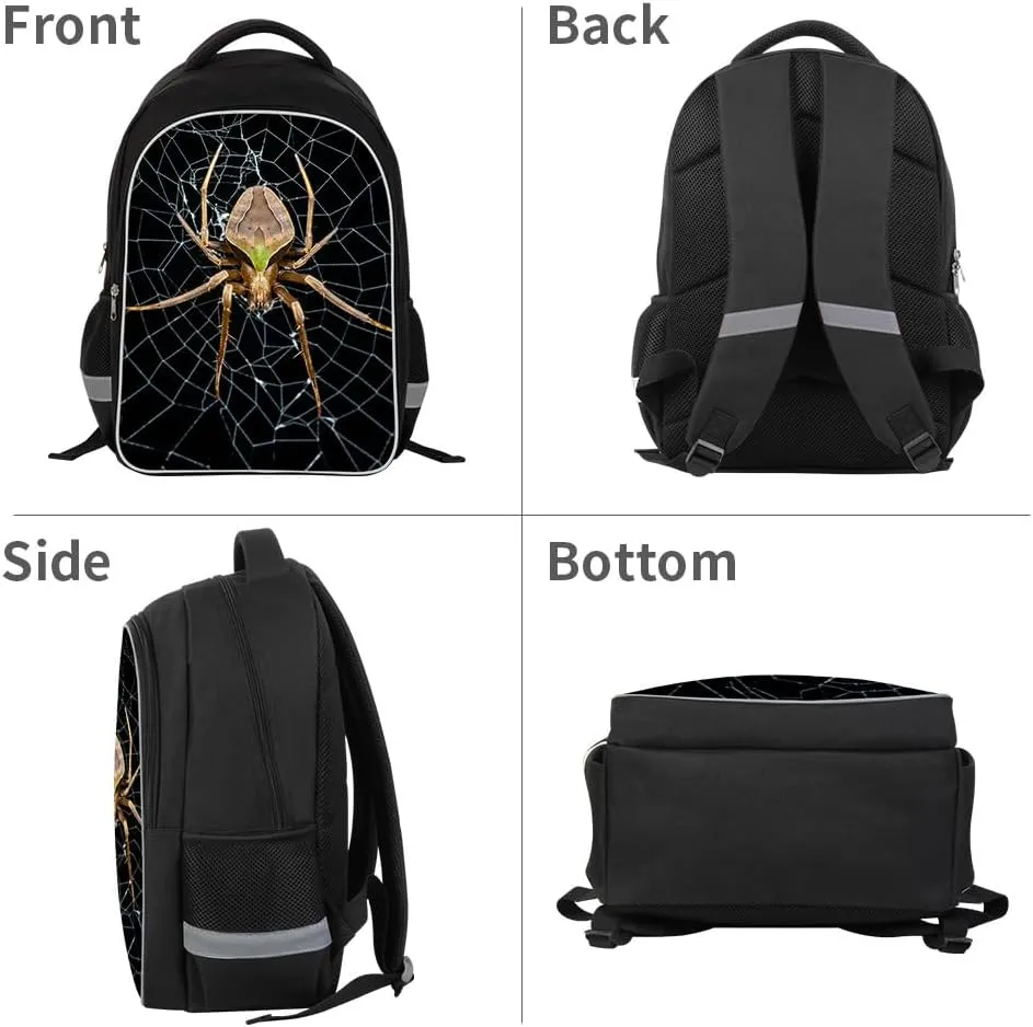 Cool Animal Spider backpack Crazy Bookbag Children Outdoor Back Pack Students School Bag Day Pack