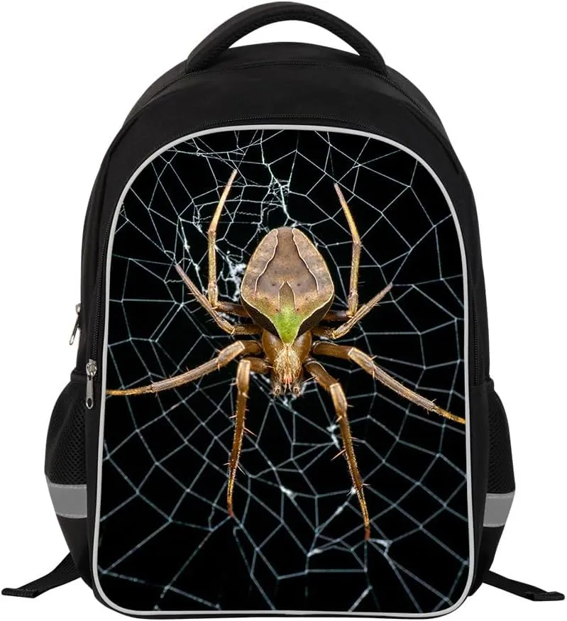 Cool Animal Spider backpack Crazy Bookbag Children Outdoor Back Pack Students School Bag Day Pack